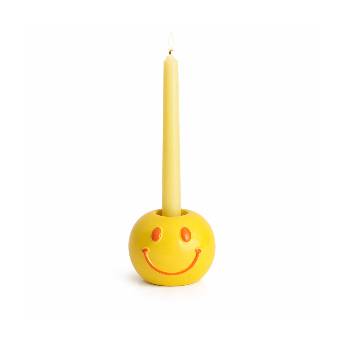 Smiley kaarsenhouder