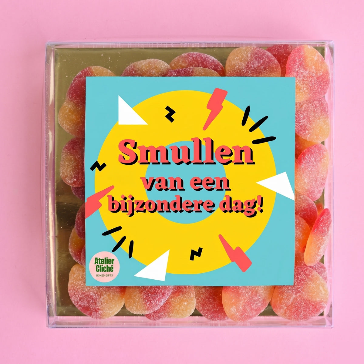 Snoepbox: Smullen van deze bijzondere dag (blauw)