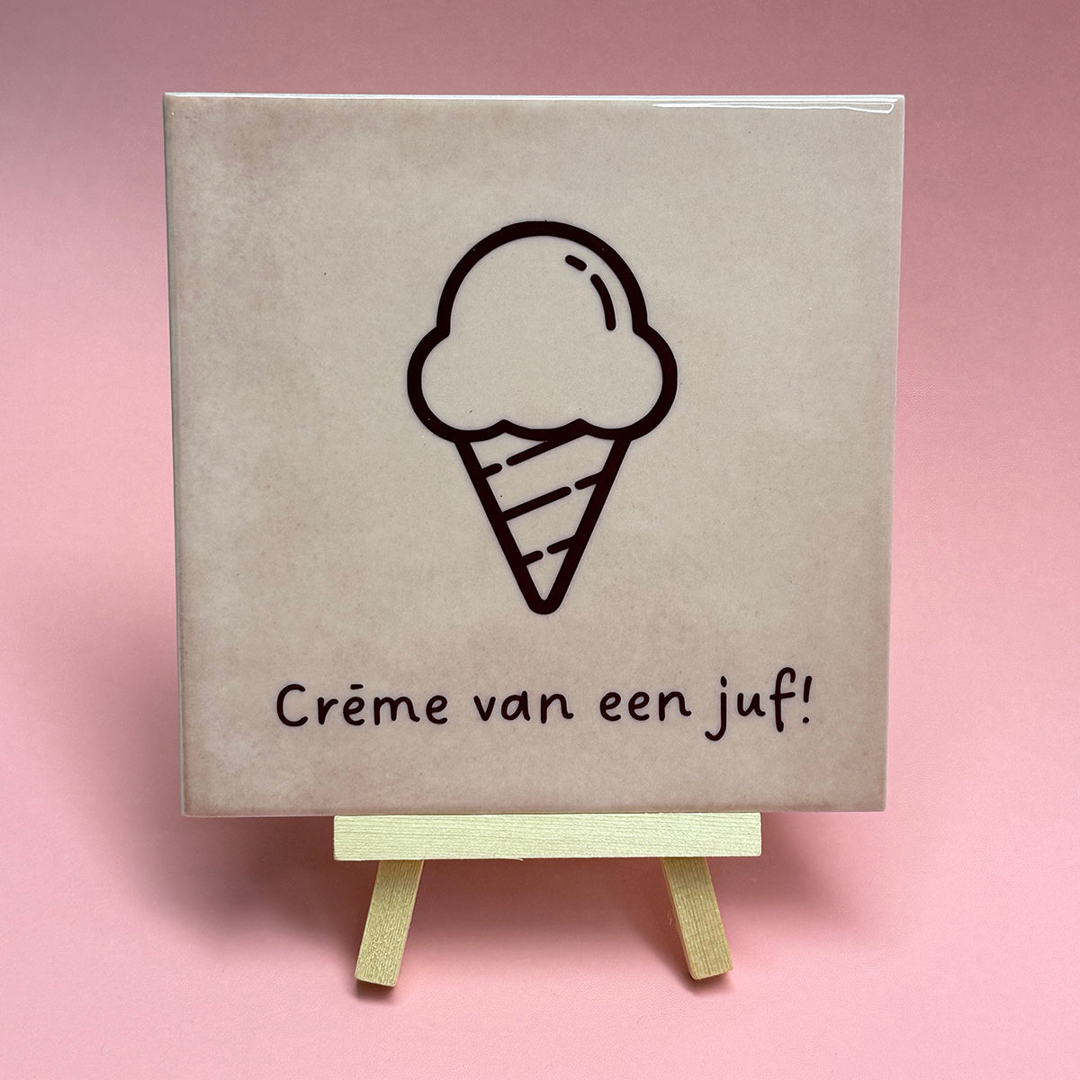 Cadeaubox: Mijn juf is zoals crème