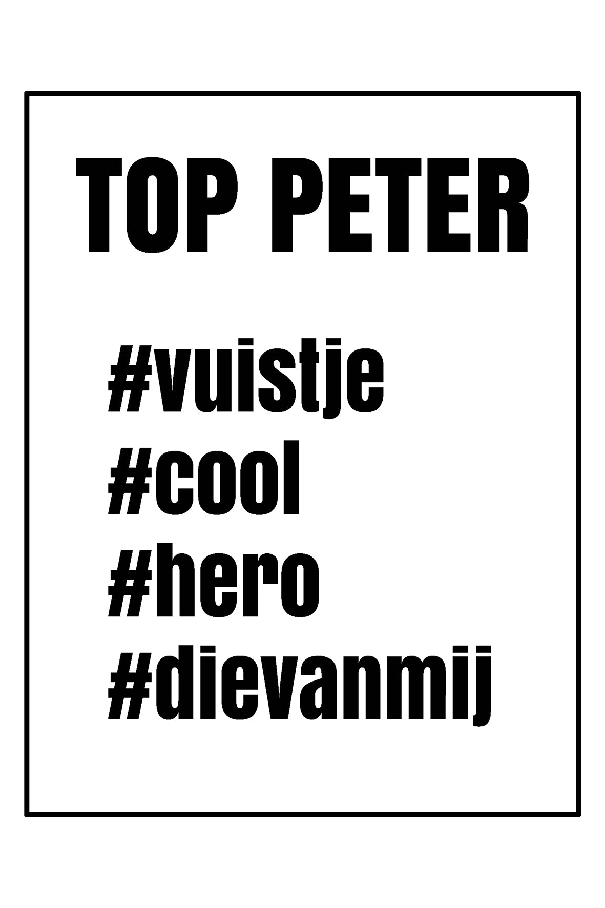 Kaart: Top peter