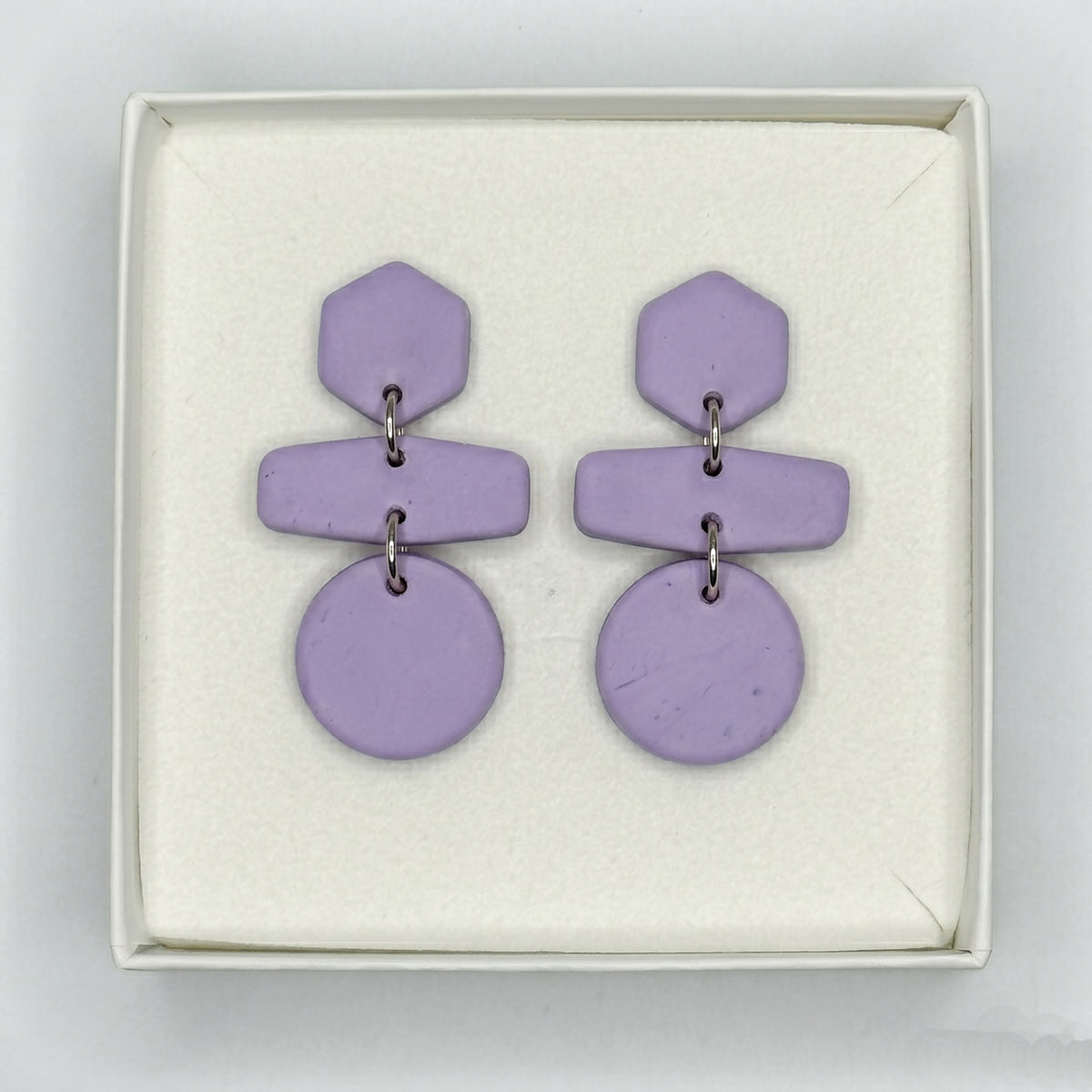 earring triple purple